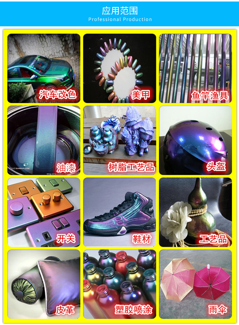 彩變色龍珠光顔料